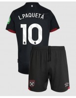 West Ham United Lucas Paqueta #10 Bortedraktsett Barn 2024-25 Korte ermer (+ bukser)